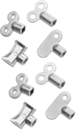Hoement 8 Piezas Llaves de Purga para Radiador de Aleación de Zinc Resistentes y Duraderas Diseño Compacto para Mejorar Eficiencia y Ruidos Calefacción