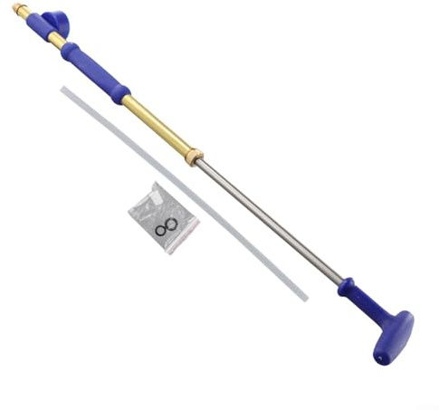 Yuanpgky Spruzzatore manuale da giardino con push-pull regolabile per bottiglie di bevande, doppia modalità di nebulizzazione e flusso, strumento di irrigazione in rame e plastica per piante, prati