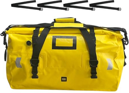 MZRAN Sacs de voyage universels, valises, sacoches de grande capacité, sacs de vélo pour porte-bagages arrière et rangement résistant aux intempéries, sac cargo de moto