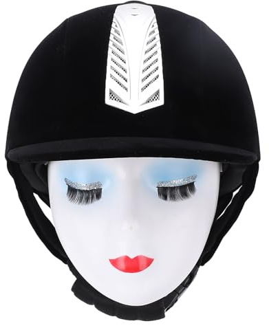 RiToEasysports Casco da Equitazione, Equipaggiamento Protettivo per la Testa Equestre Attrezzatura da Equitazione con Visiera Parasole per Uomo, Donna