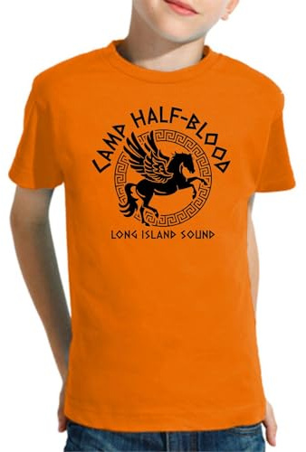 the Fan Tee Camiseta de NIÑOS NIÑAS Percy J Dioses griegos Zeus Jupiter Ares Half Blood Camp 001 9-10 Años