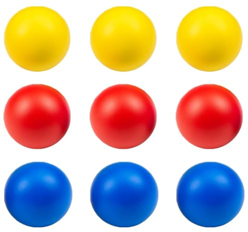 9 Stück Antistressball, Knautschball Für Hände Entspannen, Stressabbau Für Erwachsene Im Büro Und Unterwegs, Handentspannung Und Konzentrationsförderung, Sensorisches Spielzeug Zur Entspannung