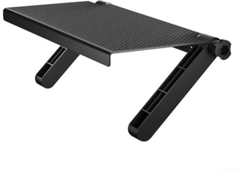 Mensola antiscivolo regolabile per televisori per riporre altoparlanti, sensori e accessori