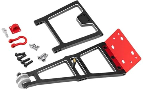 TUXCAXI All-Inclusive Package Features Comprehensive RC Tow Arm Wrecker Kit Necessary Components For 1/10 RC Crawler Upgrades Winch Double Stent Truck Tow Crane Arm Wrecker