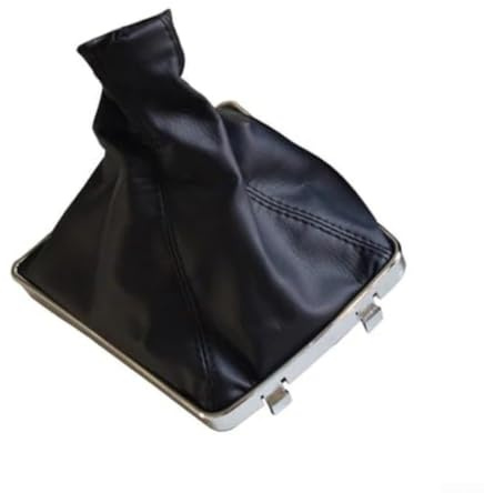 Juego de pomo de palanca de cambios y funda de freno de mano de cuero para Opel Astra H, accesorios interiores negros, con agarre realista y fácil instalación, repuesto de funda de freno de mano