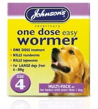 Jvp Dog Easy Dose Wormer - Size 4 Large Breeds 8 Tablets