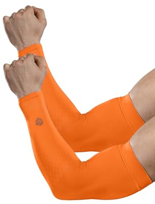 SHINYMOD Cooling arm ärm datum uppgraderad version 1 par/3 par UV-skydd arm solskydd tatueringsskydd ärmar herr dam cykling körning golf löpning