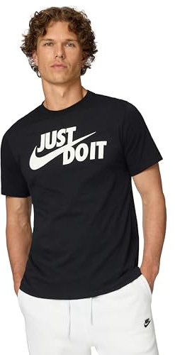 Nike Herren T-Shirt Sportswear JDI, Black/White, 2XL, AR5006-011