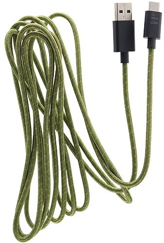 Deal4GO Câble de charge micro USB de rechange pour manette Xbox One et manette PS4 Noir 2,7 m