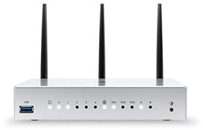 Turris Omnia | 2 GB de RAM, Alto Rendimiento, código Abierto y WiFi/NAS/Servidor de impresión/Servidor Virtual, CPU 1.6 GHz de Doble núcleo, 5X GLAN, 2X USB 3.0
