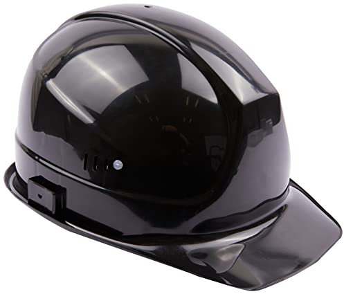 Uvex Superboss Arbeitshelm - Mit Slots für Gehörschutz (Schwarz)