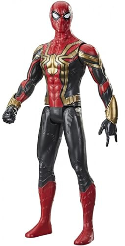 Spider-Man Marvel Titan Hero Series 30 cm Iron Integration Suit Action Figure Toy, Inspired Movie, for Kids Ages 4 and Up