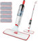 Myiosus Spray Mop, Microfiber Spray Mops for Hardwood Laminate Tiles Floors Cleaning, Dry Floor Mop with 5 Reusable Washable Pads & 500ML Refillable Bottle & 1 Scraper