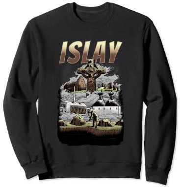 Islay Single Malt Whisky Liebhaber Design Sweatshirt