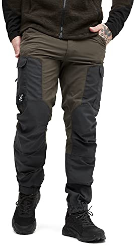 RevolutionRace Herr GP Pants, Slitstarka Friluftsbyxor för alla Utomhusaktiviteter, Mud, XXL