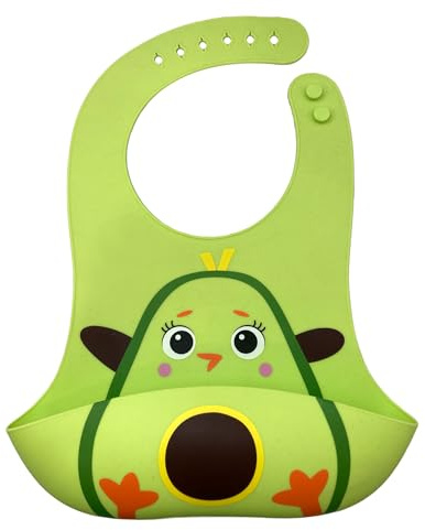 Kids Euroswan- Babero Silicona Miss PIO CHICKICADO FROOTIMALS, Multicolor (FT00012)