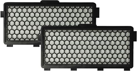 vhbw 2x filtre compatible avec Miele Complete C3 Silence Ecoline aspirateur - filtre HEPA d'évacuation H11