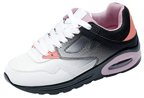 JOMIX Chaussures de Sport Running Basket Femme Chaussures de Marche Sport Baskets Gymnasium Tennis Sneakers pour Femme