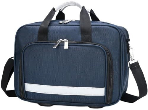 Sanfly Medizinische Tasche Leer, Krankenschwester-versorgungstasche Schultergurt, Tragbare Erste-Hilfe-Tasche, Medizinische Aufbewahrungstasche Für Notfälle, Hausbesuche, Gesundheitsfürsorge