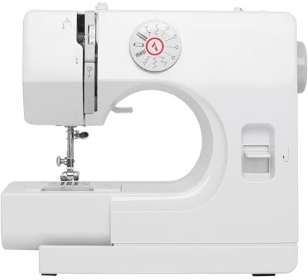Nähmaschine, Haushalts Mini Nähmaschine Elektrische 12 Stich Nähmaschine Multifunktionsnähmaschine Elektrische Nähmaschine mit Pedal EU-Stecker für Anfänger