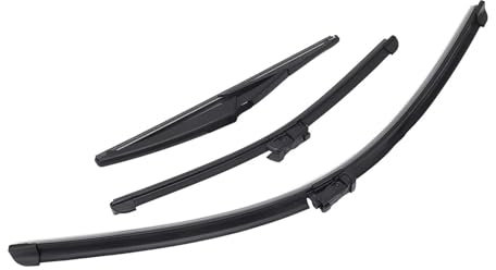 SAFATBZ Wischerarm Für FIAT 500 500C 500L 2009-2023 Vorne Hinten Scheibenwischerblätter Weiche Gummi Windschutzscheibe Regen Pinsel Auto Wischerblätter