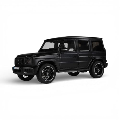 NZG Mercedes‑AMG G 63 W465 1:18 Modellauto Diecast Miniatur SUV – hochwertiges Sammlermodell mit zu öffnenden Türen & Motorhaube – detailreiche Fahrzeugminiatur (Nachtschwarz Magno)
