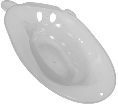 BUTIFULSIC Wc Einsatz für Sitzbäder aus PP mit Einzigartigem Design und Tiefer Form Sitzbadewanne für Schwangere und Wochenbettpflege Geeignet für Toiletten