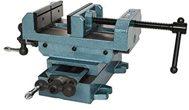 Wilton Cross-Slide Drill Press Vise, 5 Jaw Width & Max Opening, 1-1/2 Jaw Depth (Model CS5)