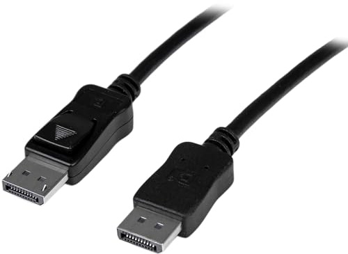 StarTech.com DISPL15MA DisplayPort Kabel (15m, aktiv, St/St, DP Kabel aktiv, Display Port Anschlusskabel) schwarz