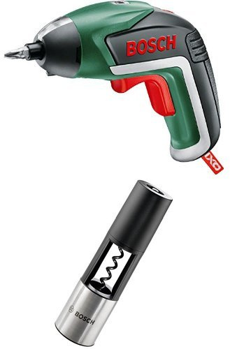 Bosch IXO Cordless Lithium-Ion Screwdriver with Vino Adapter (Corkscrew) accessory