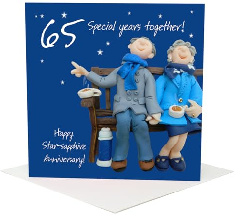 Karte zum 65. Hochzeitstag