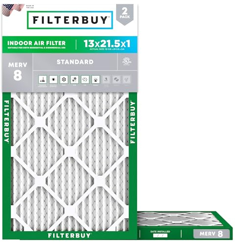Ugnsfilter/luftfilter – AFB silver merv 8 (2-pack), AFB13x21,5x1M8Apk2
