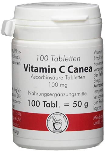 Pharma-Peter ASCORBINSÄURE 100 mg Vitamin C Canea, 100 Tabletten