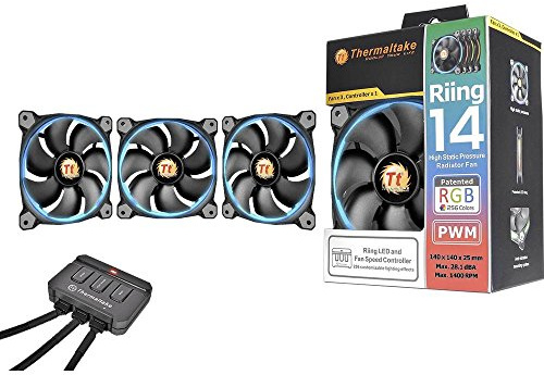 Thermaltake Riing 14 LED RGB 3er Set Gehäuselüfter