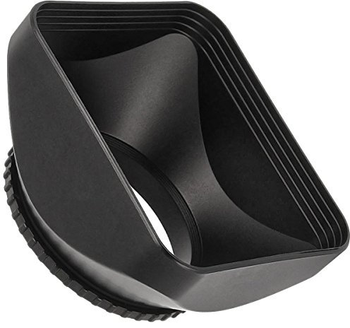 CELLONIC DV Video Gegenlichtblende kompatibel mit Ø 52mm - Filtergewinde Ø 52mm Objektiv Sonnenblende Kamera Streulichtblende Lens Hood