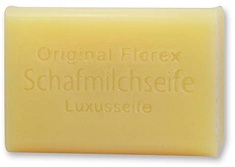 Florex Schafmilchseife - Luxus Seife - hochwertige Seife mit Sheabutter für samtweiche Haut 100 g