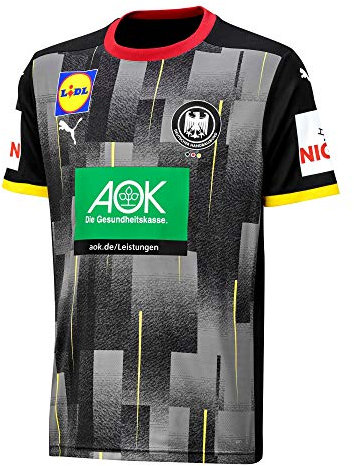 PUMA DHB Trikot Away Herren schwarz 2021, Größe:XXXL, Spielerflock (zzgl. 20.00EUR):ohne Flock