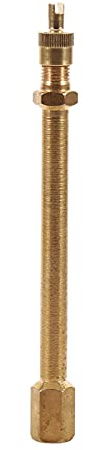 Majatou Ventilverlängerung, Messing-Reifenventilverlängerung, Autoreifen-Ventilschaftverlängerung, Stangenkappenverlängerung, Gerade Bohrung(100mm)