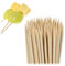 Relaxdays Piques à brochettes, Lot de 500, Pics en Bambou, 40 cm de Long, pour Viande, légumes, Barbe à Papa, Nature