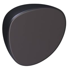 Gedotec Möbelknopf | Schrankknauf aus Metall | CHARLOTTE | Schwarz matt | Design-Möbelknauf | 30 x 28 mm | 1 Stück | Griffe für Schränke und Schubladen | moderne Möbelknöpfe und Schrankknöpfe