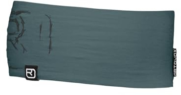 ORTOVOX 120 TEC Logo Headband, Dark Arctic Grey, Unisex
