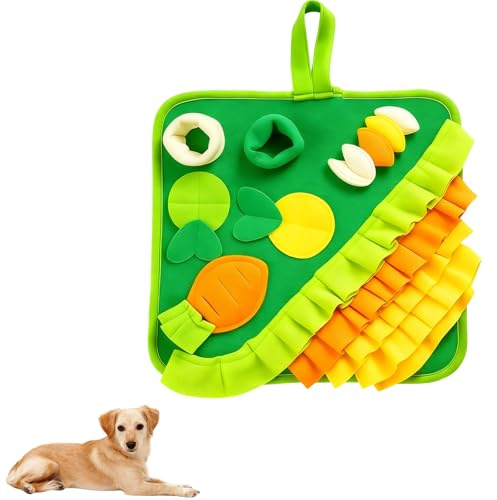 SrgPui Snuffle Mat for Dogs, Encourage Pets to Use Their Natural Foraging Skills and Slow Feed, Relieve Boredom, Interactive Dog Toys Suitable for Small Medium Large Dog