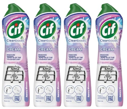 Cif Cream Cleaner Aurora Blooms Winter Edition 500ml Pack of 4