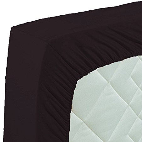 Curt Bauer Spannbettlaken, Schwarz, 140 x 200 cm