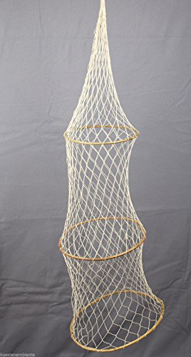 Unbekannt Deko Fisch-Reuse 100cm lang mit 3 Ringen für die Maritime Dekoration