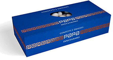 Confetti Bianchi Confettata selezione Mandorla Papa Dolceamaro kg 1 (260 confetti) - Confetti classici bianchi con mandorle selezionate - Certificati Senza Glutine