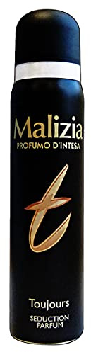 MALIZIA Lot de 12 désodorisants pour femme Toujours 100 ml Spray soin du corps