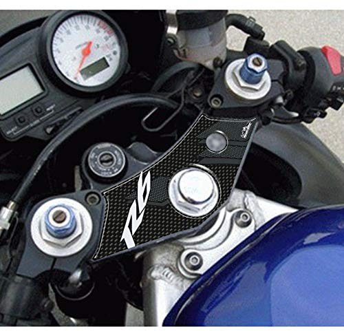 Resin Bike Aufkleber für Motorrad Kompatibel mit Yamaha R6 1999-2002. Schutz Gabel Lenkung vor Stößen und Kratzern. 3D-Aufkleber-Set mit Harzbeschichtung. Stickers - Made in Italy