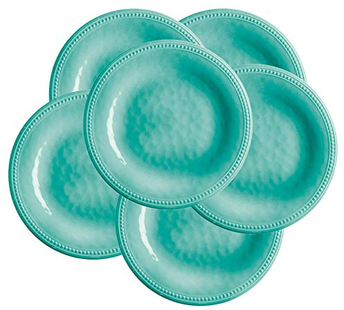 Marine Business Harmony Acqua, piatti piani, grandi, 27 cm, set da 6 pezzi