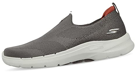 Skechers Homme Go Walk 6 Sneaker , Taupe, 40 EU